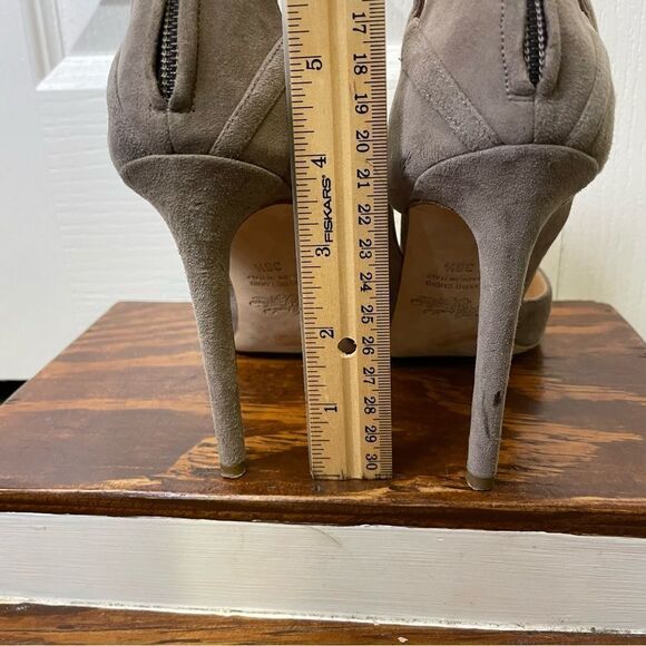 Alejandro Ingelmo Closed Pointed Toe Suede Leather Strappy Heels Size 36.5 / 6.5 - Picture 15 of 15